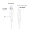 Universal USB to 8 Figure Charging Cable 1.25m Power Cord for Electric Shavers and Beauty Devices