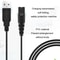 Universal USB to 8 Figure Charging Cable 1.25m Power Cord for Electric Shavers and Beauty Devices