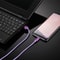 Knit Texture USB To USBC TypeC Fast Charging Data Sync Cable 50cm Purple 4