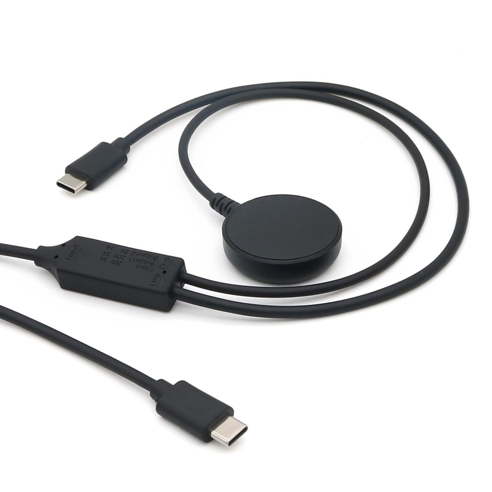 2 in 1 Magnetic Samsung Galaxy Watch Charging Cable Type-C 60W Fast Charge 1.5m