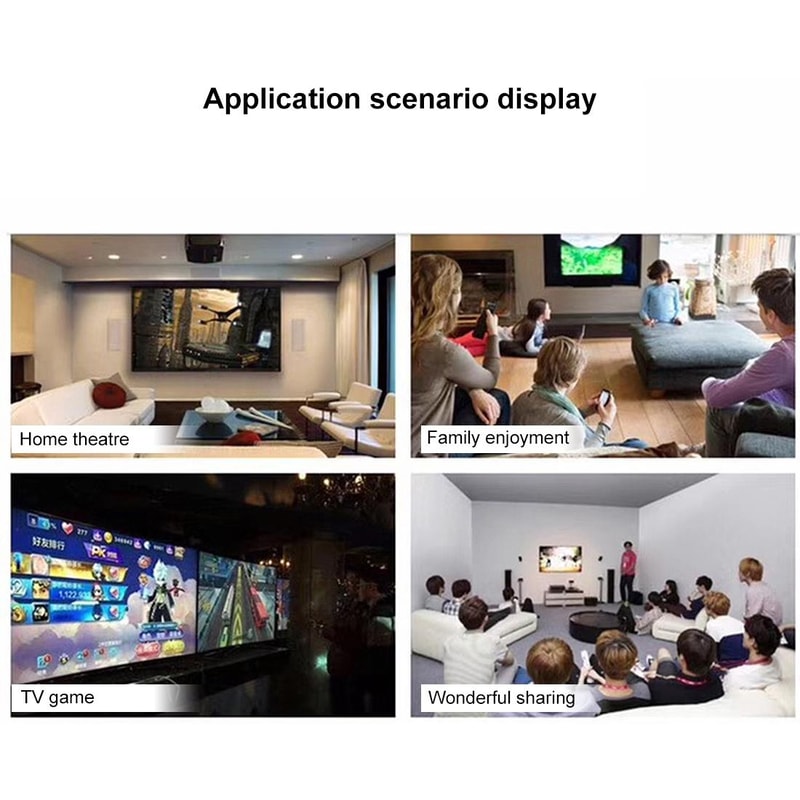 3 in 1 USB-C iPhone Micro USB to HDMI TV Cable 1080P Screen Mirroring Adapter 2M