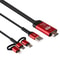 3 in 1 USB-C iPhone Micro USB to HDMI TV Cable 1080P Screen Mirroring Adapter 2M