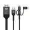 3 in 1 USB-C iPhone Micro USB to HDMI TV Cable 1080P Screen Mirroring Adapter 2M