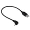 28cm 90 Degree Right Angle Micro USB to USB Short Charging and Data Cable