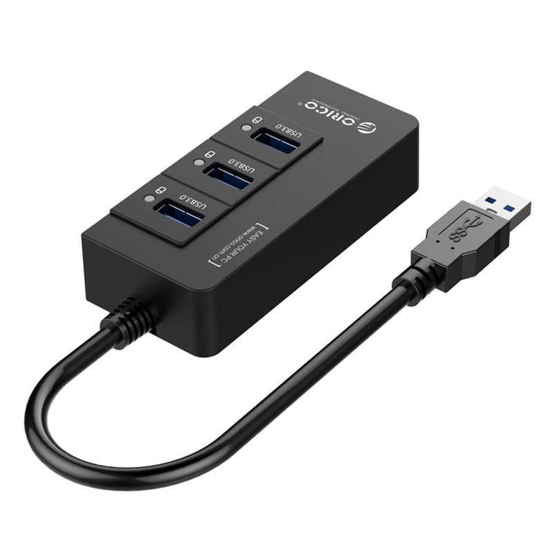 3-Port USB 3.0 Hub with Gigabit Ethernet Adapter, USB to Ethernet RJ45 Network for Laptop Desktop Ultrabook