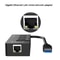 3-Port USB 3.0 Hub with Gigabit Ethernet Adapter, USB to Ethernet RJ45 Network for Laptop Desktop Ultrabook