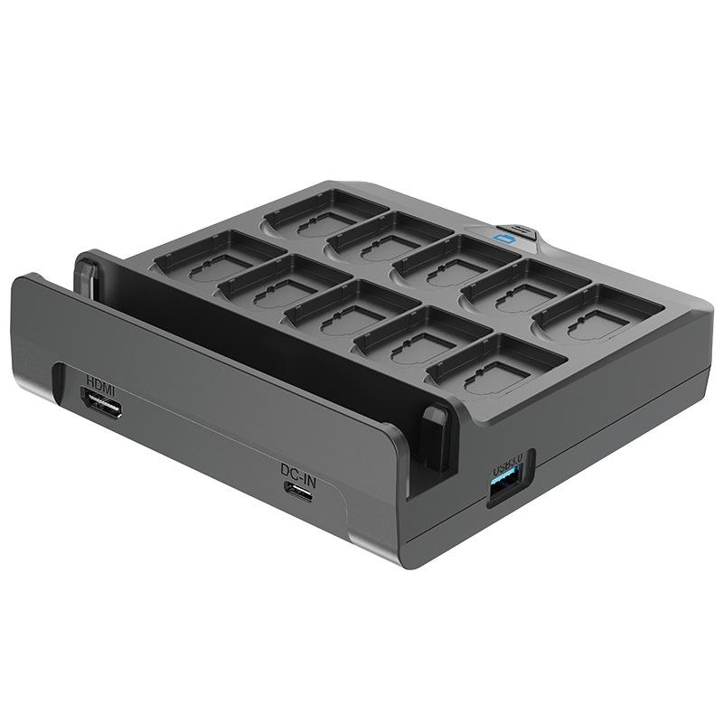 Iplay NG-SW279 Nintendo Switch OLED Charging Dock HDMI TV Output Game Card Storage Dock