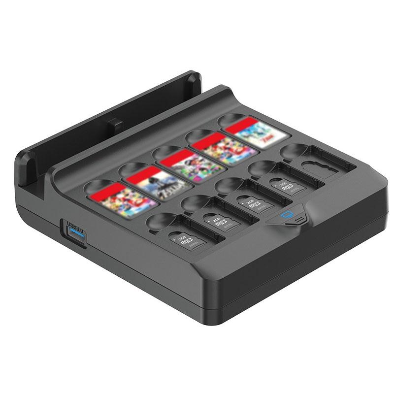 Iplay NG-SW279 Nintendo Switch OLED Charging Dock HDMI TV Output Game Card Storage Dock