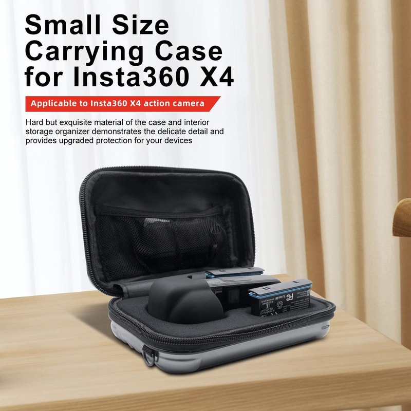 Insta360 X5 X4 Hard Shell Camera Case Storage Bag With Removable Insert 2