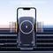 Solar Fast Wireless Car Charger Automatic Clamp Air Vent Phone Holder Navigation Mount