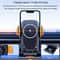 Solar Fast Wireless Car Charger Automatic Clamp Air Vent Phone Holder Navigation Mount
