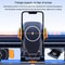 Solar Fast Wireless Car Charger Automatic Clamp Air Vent Phone Holder Navigation Mount