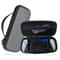 PlayStation Portal EVA Leather Travel Carrying Case Protective Storage Bag with Stand Function Black