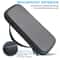 PlayStation Portal EVA Leather Travel Carrying Case Protective Storage Bag with Stand Function Black