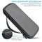 PlayStation Portal EVA Leather Travel Carrying Case Protective Storage Bag with Stand Function Black