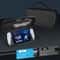 PlayStation Portal EVA Leather Travel Carrying Case Protective Storage Bag with Stand Function Black
