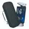 PlayStation Portal EVA Leather Travel Carrying Case Protective Storage Bag with Stand Function Black