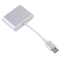 2-in-1 USB 3.0 to HDMI and VGA Dual Monitor Adapter for Extended Display and Multi-Screen Setup