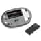MZ-012 2.4GHz Wireless Rechargeable Mouse with USB Hub & Charging Dock 1200 DPI Optical