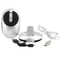MZ-012 2.4GHz Wireless Rechargeable Mouse with USB Hub & Charging Dock 1200 DPI Optical