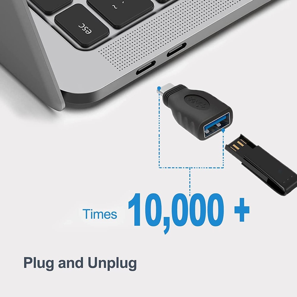 USB-C OTG Adapter Type-C to USB 3.0 Female Converter for Keyboard Mouse Flash Drive