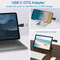 USB-C OTG Adapter Type-C to USB 3.0 Female Converter for Keyboard Mouse Flash Drive