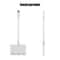 3 in 1 USB-C Audio Adapter with PD Charging and 3.5mm Jack Converter White