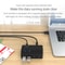 H4928-U3 Powered USB 3.0 4 Port Hub with 12V Adapter High Speed Data Hub