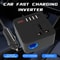 300W Car Power Inverter 12V to 110V USB-C Car Charger Multi-Function Adapter