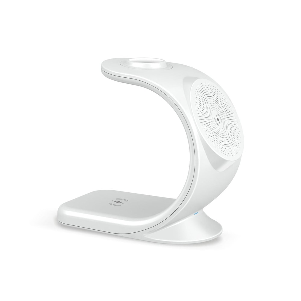 OJD-83 3-in-1 Magnetic Wireless Charging Station Stand for iPhone, Apple Watch & AirPods Fast Charging Dock