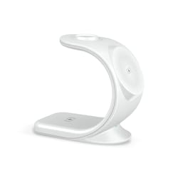 ojd-83 3-in-1 magnetic wireless charging station stand for iphone, apple watch & airpods fast charging dock