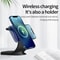 OJD-83 3-in-1 Magnetic Wireless Charging Station Stand for iPhone, Apple Watch & AirPods Fast Charging Dock