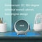 Mini Wireless Charging Bluetooth Alarm Clock Speaker Pink Desktop Speaker With Phone Holder 6