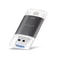 Richwell 3-in-1 OTG 128GB USB 3.0 Flash Drive Type-C Lightning USB Drive Metal Rose Gold