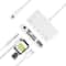 5 in 1 Lightning OTG Adapter for iPhone USB Hub SD Card Reader Audio Charging