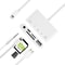 5 in 1 Lightning OTG Adapter for iPhone USB Hub SD Card Reader Audio Charging