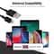 8 Pin Lightning USB 2.0 Charging & Data Cable 20cm Compact Travel Charger Cord