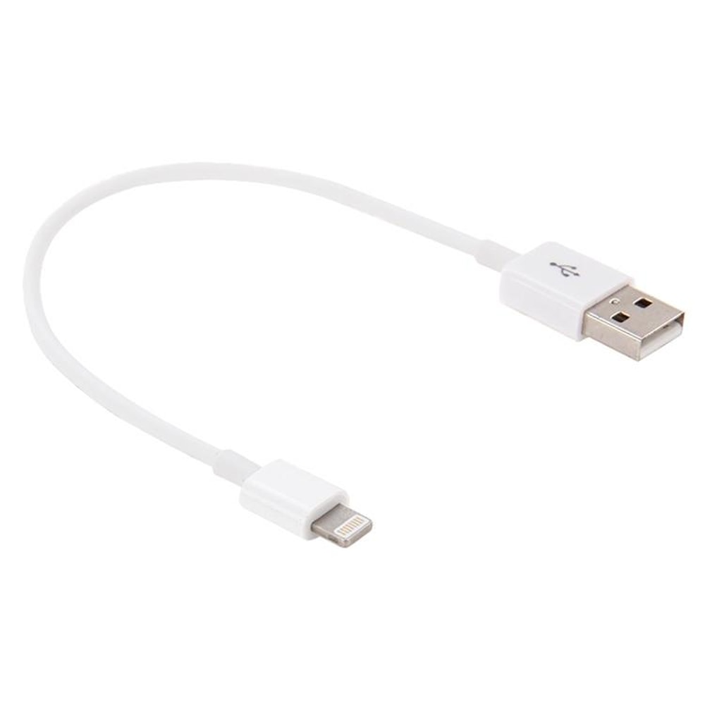8 Pin Lightning USB 2.0 Charging & Data Cable 20cm Compact Travel Charger Cord