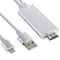 Lightning To HDMI Adapter Cable With USB Charging For IPhone Screen Mirroring To HDTV 0