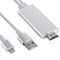 Lightning To HDMI Adapter Cable With USB Charging For IPhone Screen Mirroring To HDTV 5