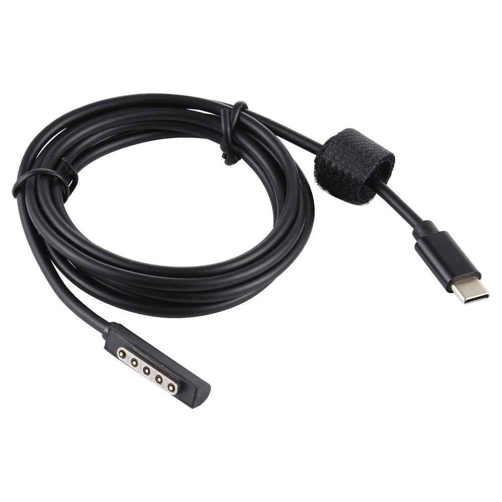 65W USB-C PD Fast Charging Cable for Microsoft Surface Pro 2 with Surface Connect Adapter 1.5m