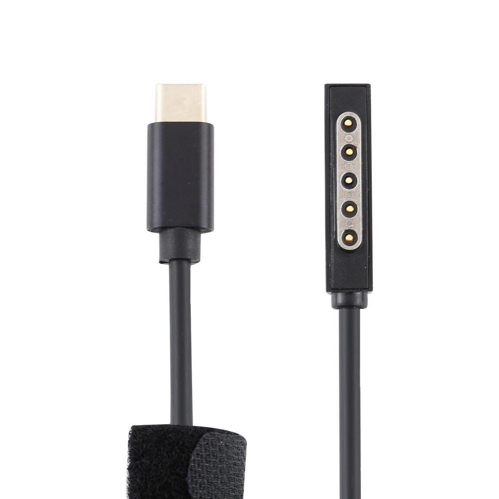 65W USB-C PD Fast Charging Cable for Microsoft Surface Pro 2 with Surface Connect Adapter 1.5m