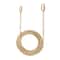 Braided Gold Lightning Charging Cable 1M Fast Sync USB Data Charger For IPhone And IPad 3