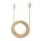 Braided Gold Lightning Charging Cable 1M Fast Sync USB Data Charger For IPhone And IPad 3