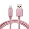 Braided Gold Lightning Charging Cable 1M Fast Sync USB Data Charger For IPhone And IPad 5