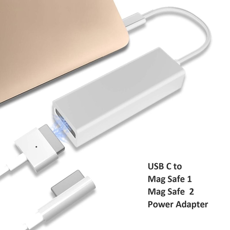 MagSafe to USB C Charging Adapter for MacBook Pro Air and USB C Devices Fast Magnetic Converter