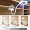 USB Rechargeable Clip Desk Lamp with 3-Level Dimming and Eye Protection LED Light