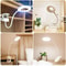 USB Rechargeable Clip Desk Lamp with 3-Level Dimming and Eye Protection LED Light