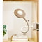 USB Rechargeable Clip Desk Lamp with 3-Level Dimming and Eye Protection LED Light