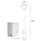 USB Rechargeable Clip Desk Lamp with 3-Level Dimming and Eye Protection LED Light